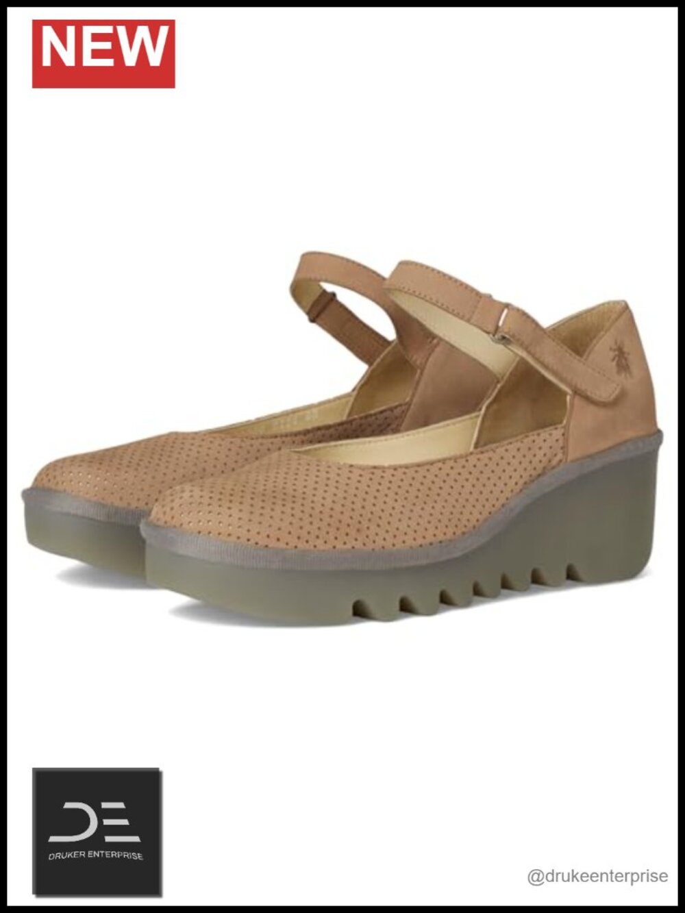 FLY London Women's Bawa581fly Suede Wedge Heel